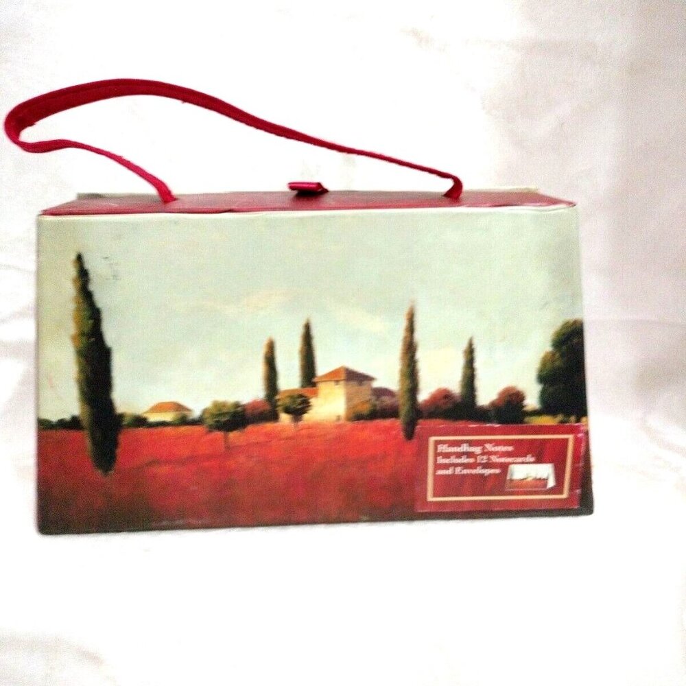 2004 Edward James Handbag W/12 Note cards & Envelopes By Art In Motion Nos